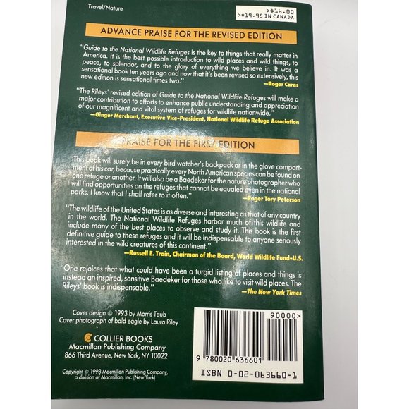 Guide To the National Wildlife Refuges by Laura and William Riley vtg 1992 PB - Picture 2 of 12